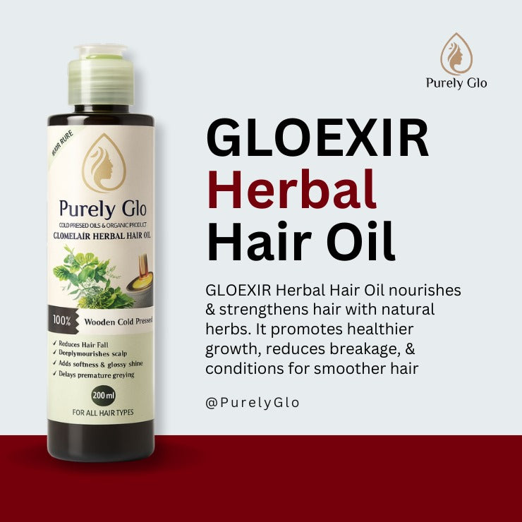 Purely Glow – GlowElixir Herbal Hair Oil