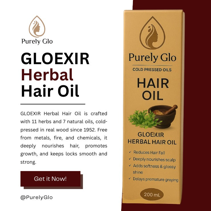 Purely Glow – GlowElixir Herbal Hair Oil